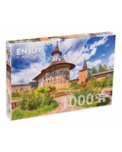 Puzzle Enjoy din 1000 de piese - Sucevita Monastery, Suceava -1